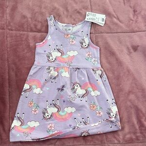 H&M Kids Lavender Unicorn Dress